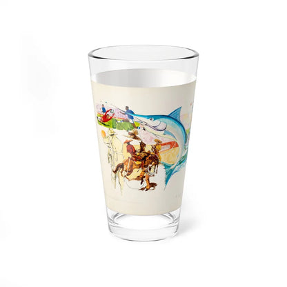 Mexican Montage (Magazine Illustration) Pint Glass 16oz-Go Mug Yourself