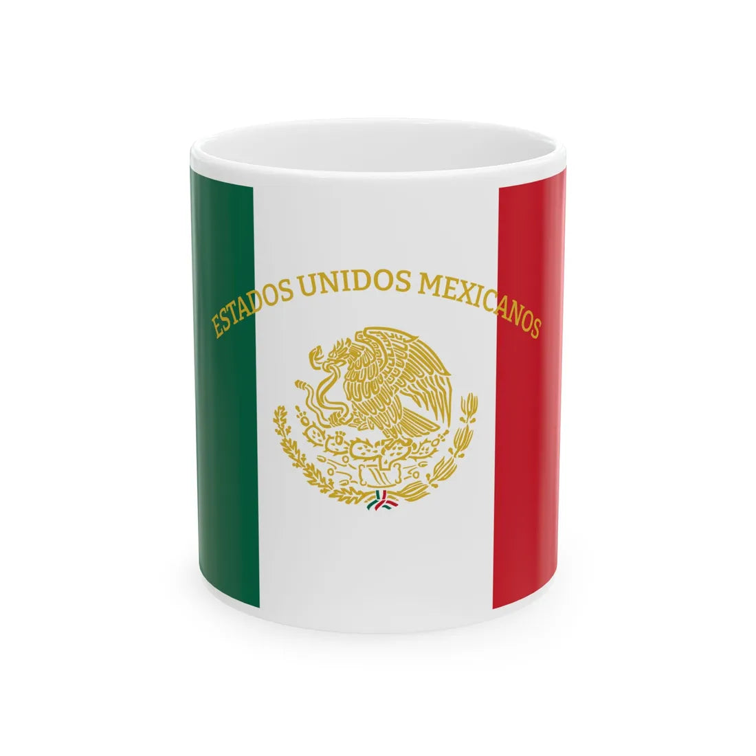 Mexican Presidential Standard (Mexico) White Coffee Mug 11oz - Go Mug Yourself