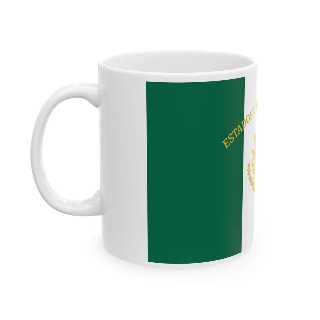 Mexican Presidential Standard (Mexico) White Coffee Mug - Go Mug Yourself