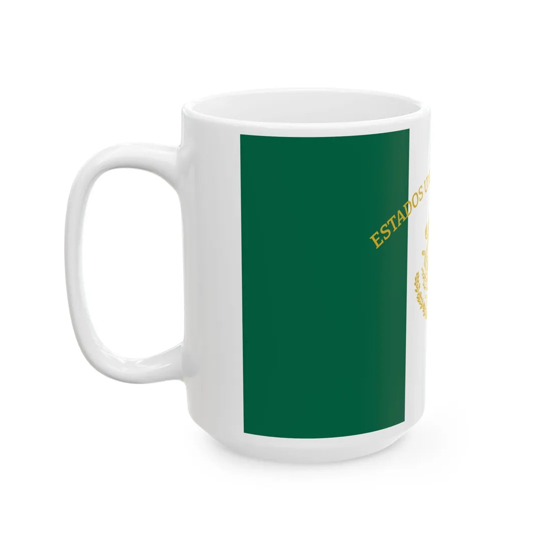 Mexican Presidential Standard (Mexico) White Coffee Mug - Go Mug Yourself