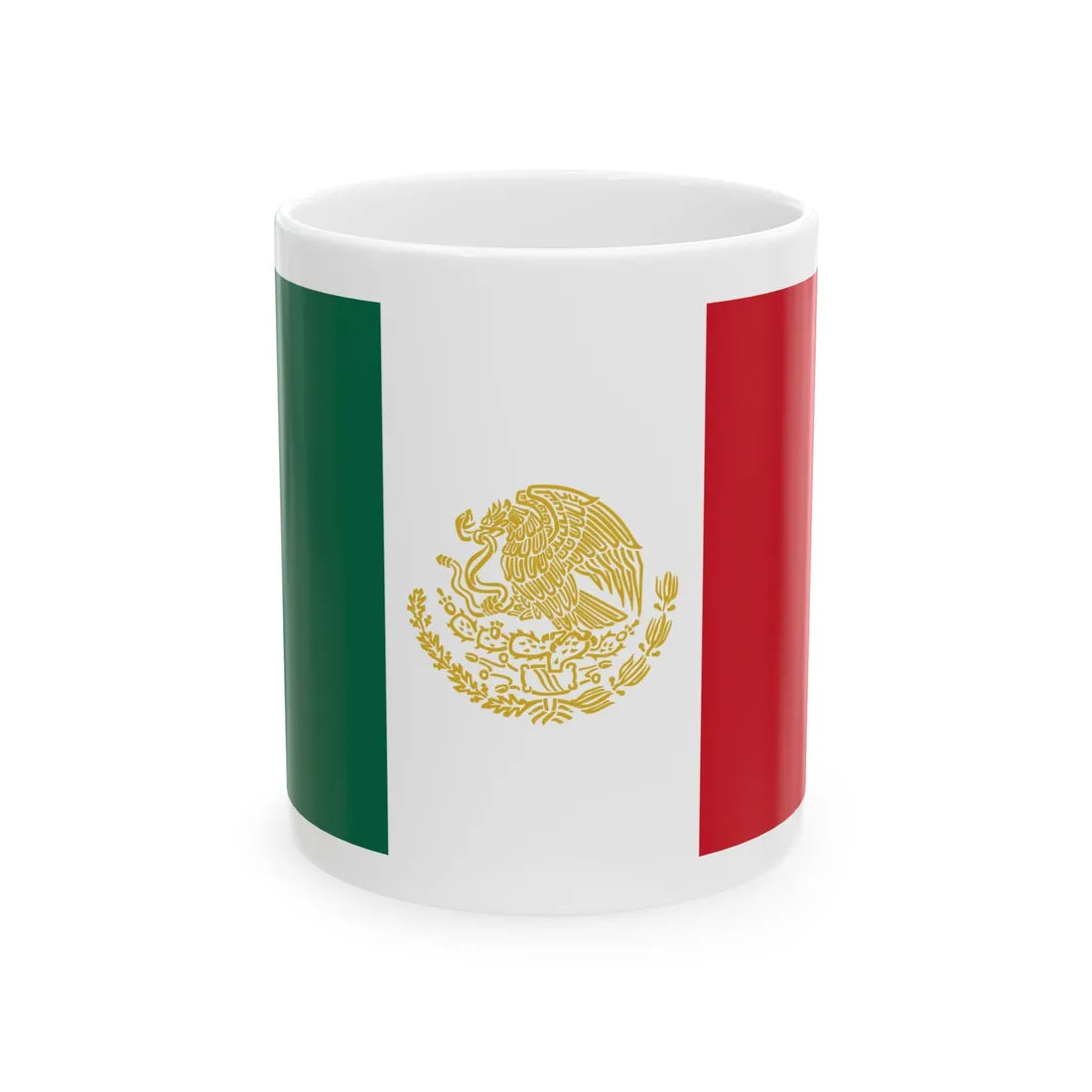 Mexican States Standard (Mexico) White Coffee Mug 11oz - Go Mug Yourself