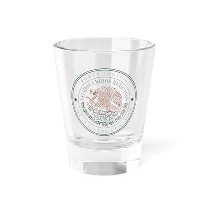 Mexico City Judiciary Emblem (Costa Rica) (Coat of Arms) Shot Glass 1.5oz - Go Mug Yourself