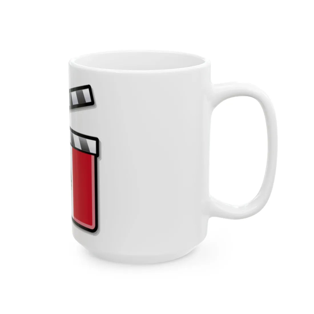 Mexico film clapperboard (Mexico) White Coffee Mug - Go Mug Yourself