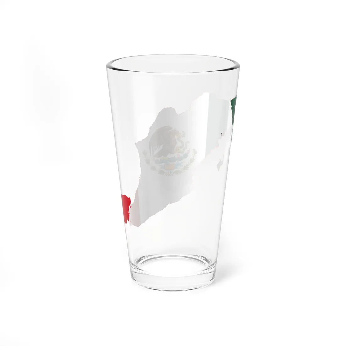 Mexico Flag Map (Mexico) Pint Glass 16oz - Go Mug Yourself