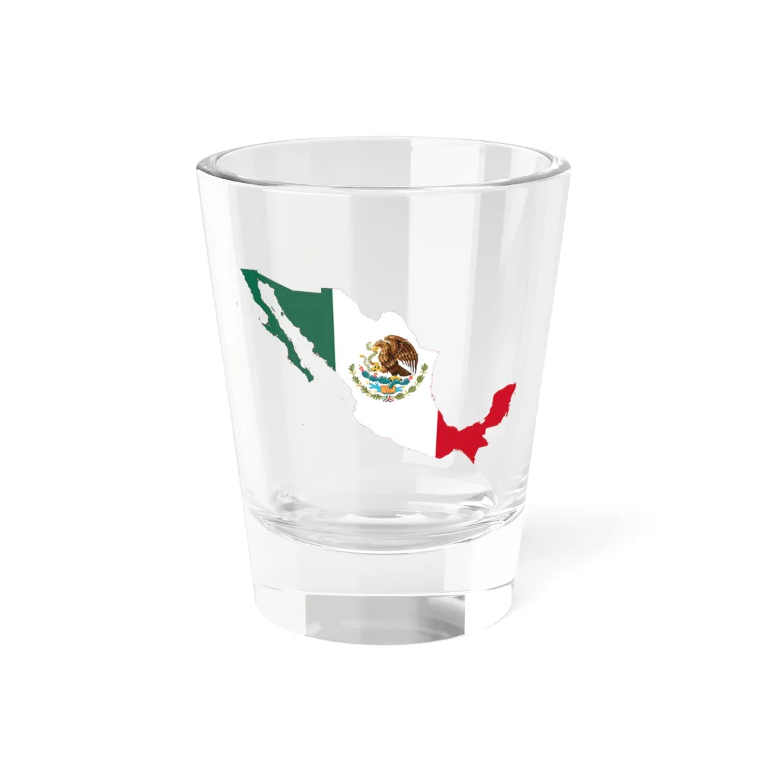 Mexico Flag Map (Mexico) Shot Glass 1.5oz 1.5oz - Go Mug Yourself