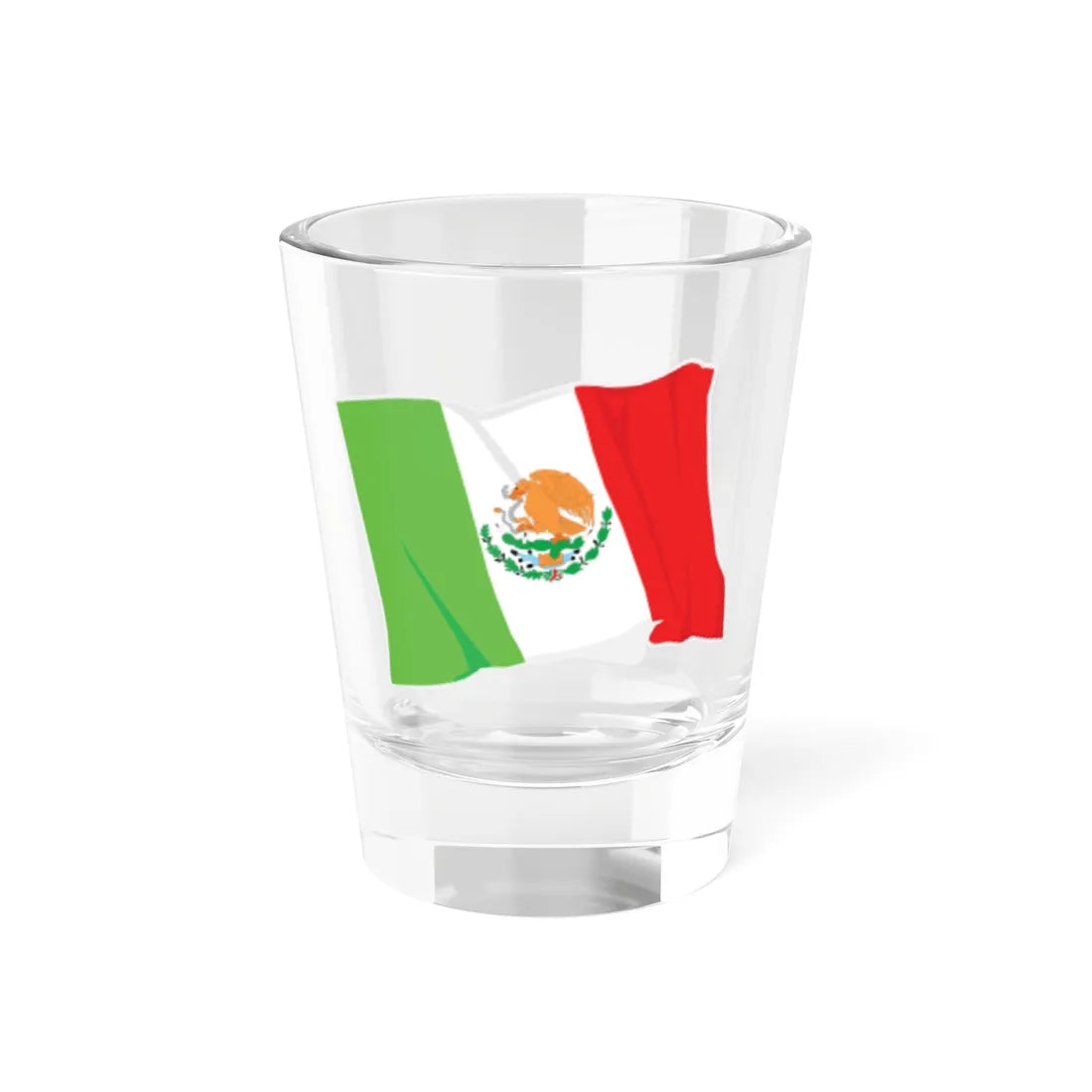 Mexico flag waving icon (Mexico) Shot Glass 1.5oz 1.5oz - Go Mug Yourself