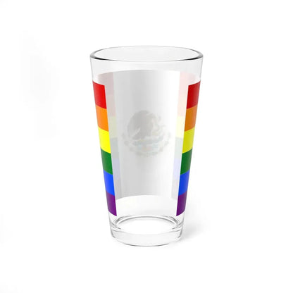 Mexico Gay flag (Mexico) Pint Glass 16oz - Go Mug Yourself