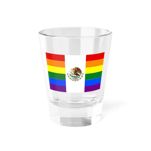 Mexico Gay flag (Mexico) Shot Glass 1.5oz 1.5oz - Go Mug Yourself