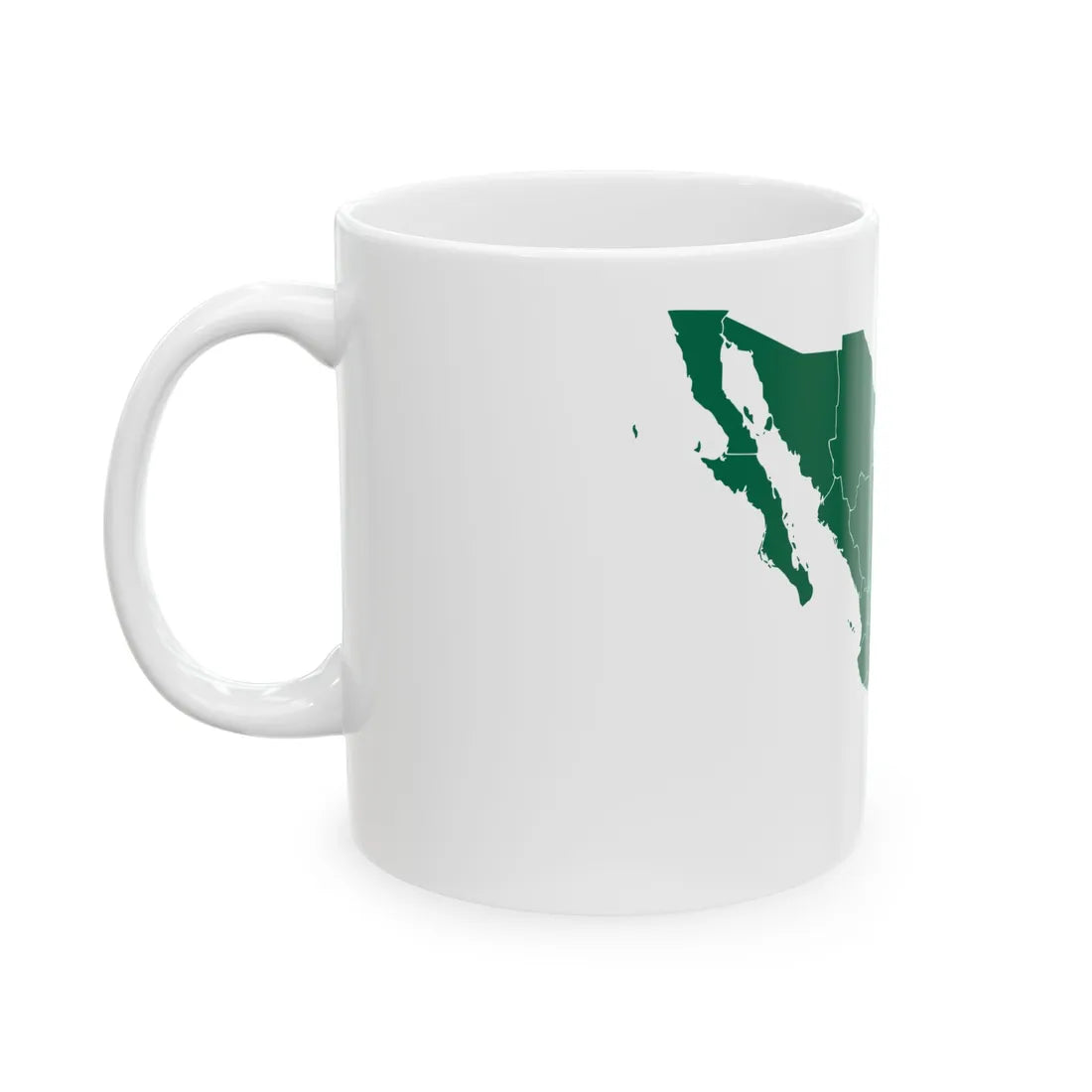 Mexico-geo-stub icon (Mexico) White Coffee Mug - Go Mug Yourself