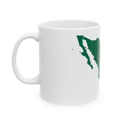 Mexico-geo-stub icon (Mexico) White Coffee Mug - Go Mug Yourself