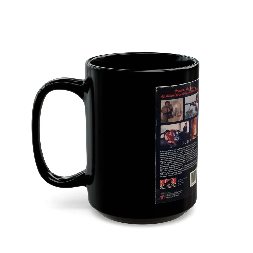 MIAMI HORROR (VHS COVER) - Black Coffee Mug-Go Mug Yourself