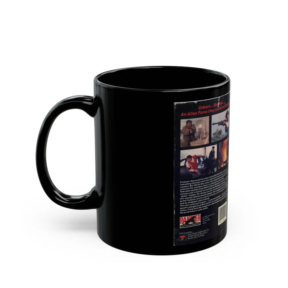 MIAMI HORROR (VHS COVER) - Black Coffee Mug-Go Mug Yourself