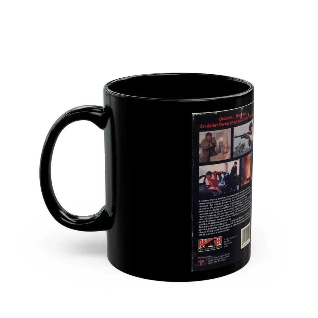 MIAMI HORROR (VHS COVER) - Black Coffee Mug - Go Mug Yourself