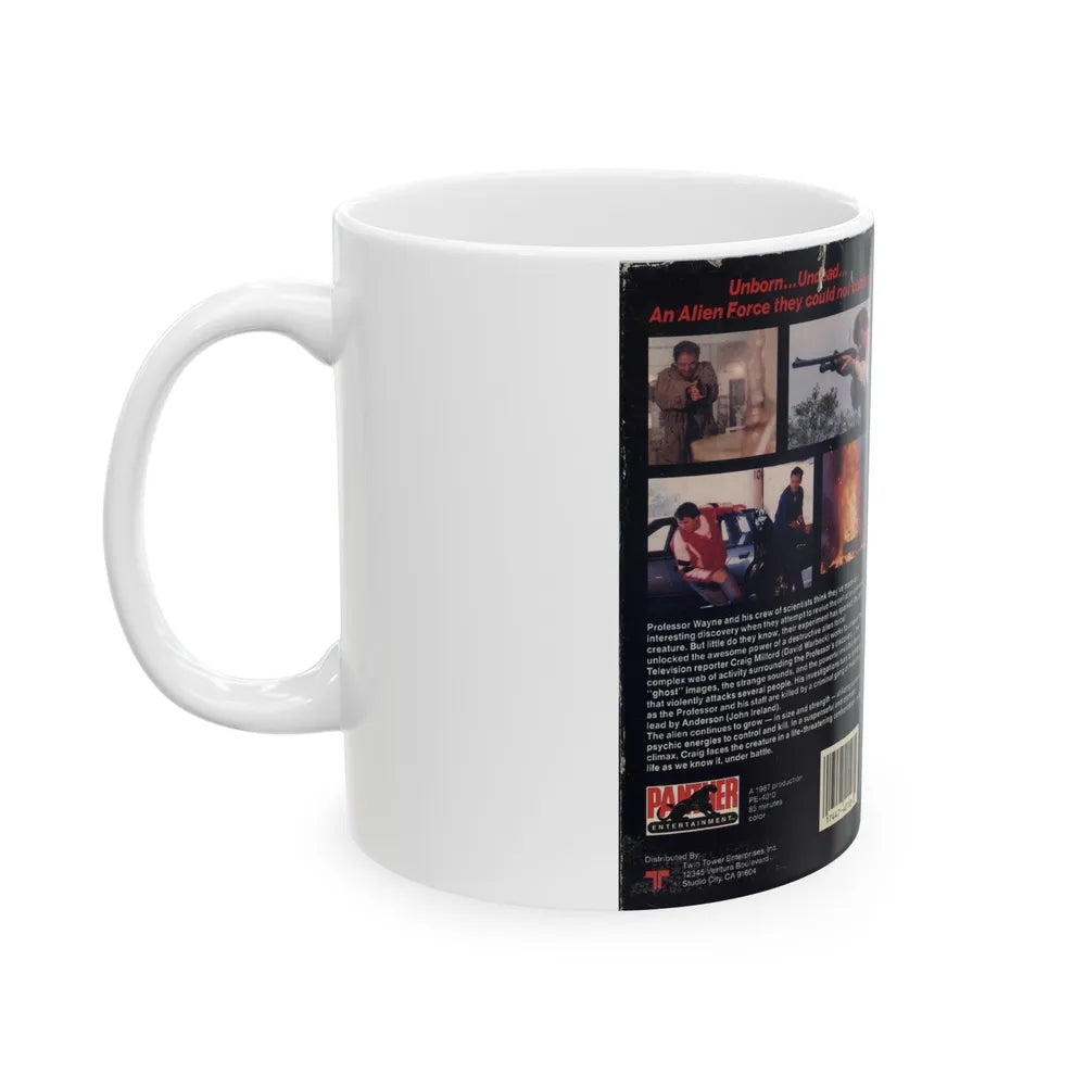 MIAMI HORROR (VHS COVER) - White Coffee Mug-Go Mug Yourself