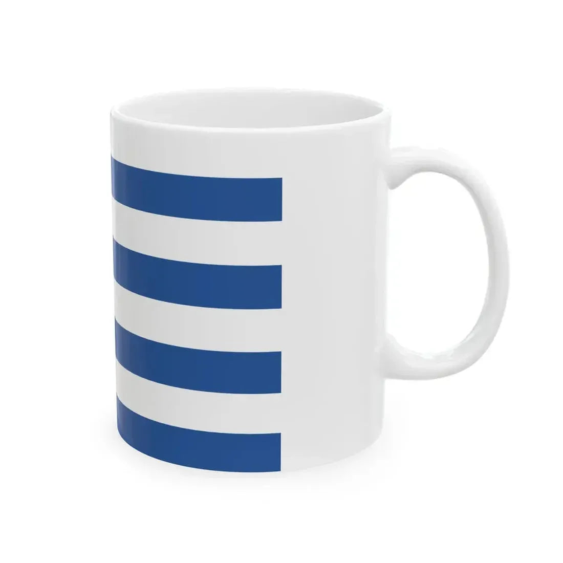 Miaoulis flag (Greece) White Coffee Mug - Go Mug Yourself