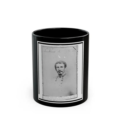 Micah Jenkins, Brigadier General, C.S.A., Head-And-Shoulders Portrait, In Uniform, Facing Front (U.S. Civil War) Black Coffee Mug 11oz - Go Mug Yourself
