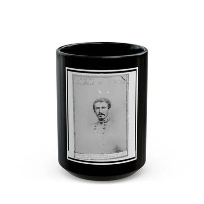 Micah Jenkins, Brigadier General, C.S.A., Head-And-Shoulders Portrait, In Uniform, Facing Front (U.S. Civil War) Black Coffee Mug 15oz - Go Mug Yourself