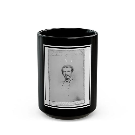 Micah Jenkins, Brigadier General, C.S.A., Head-And-Shoulders Portrait, In Uniform, Facing Front (U.S. Civil War) Black Coffee Mug 15oz - Go Mug Yourself
