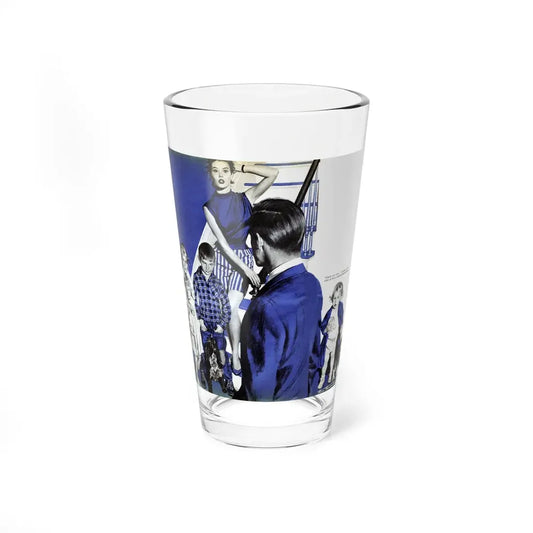 Michael and the Dragon, Woman's Day, August 1958 (Magazine Illustration) Pint Glass 16oz 16oz - Go Mug Yourself