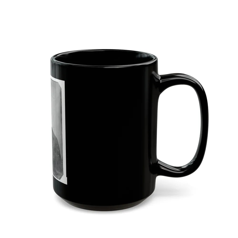 Michael Dunn, Half-Length Portrait, Facing Front (U.S. Civil War) Black Coffee Mug-Go Mug Yourself