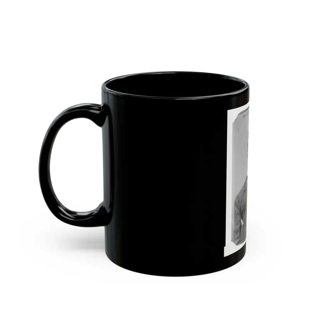 Michael Dunn, Half-Length Portrait, Facing Front (U.S. Civil War) Black Coffee Mug-Go Mug Yourself