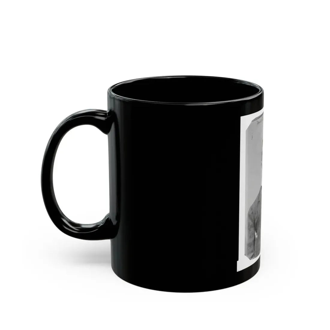 Michael Dunn, Half-Length Portrait, Facing Front (U.S. Civil War) Black Coffee Mug - Go Mug Yourself