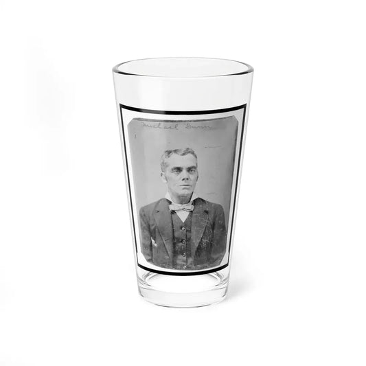 Michael Dunn, Half-Length Portrait, Facing Front (U.S. Civil War) Pint Glass 16oz 16oz - Go Mug Yourself