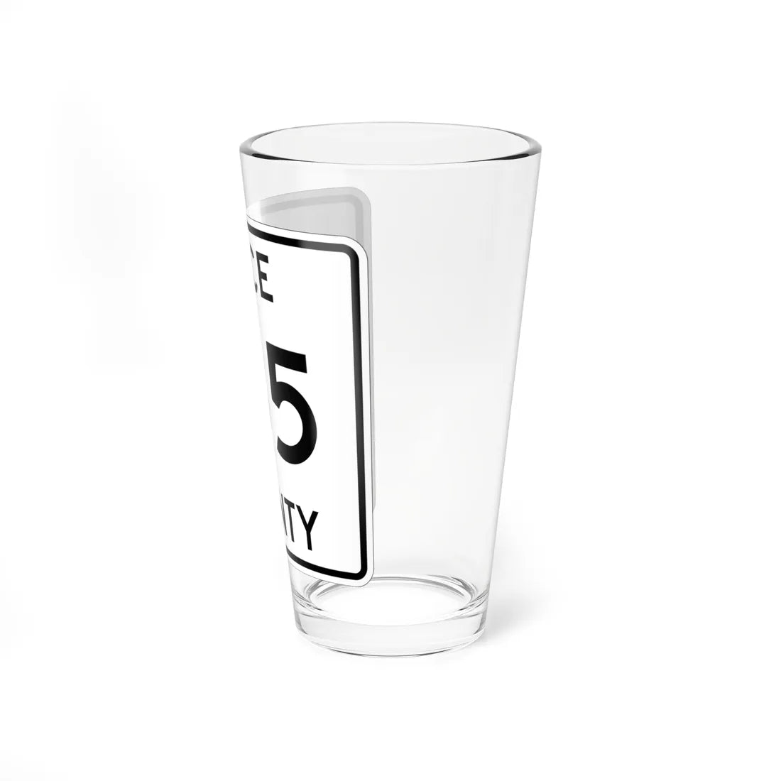 Michigan 135 Luce County (Michigan) (Road Sign) Pint Glss 16oz - Go Mug Yourself