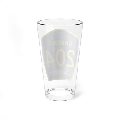 Michigan 204 Gogebic County (Michigan) (Road Sign) Pint Glass 16oz - Go Mug Yourself