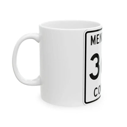 Michigan 366 Menominee County (Michigan) (Road Sign) White Coffee Mug - Go Mug Yourself