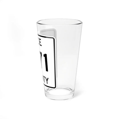 Michigan 371 Luce County (Michigan) (Road Sign) Pint Glss 16oz - Go Mug Yourself