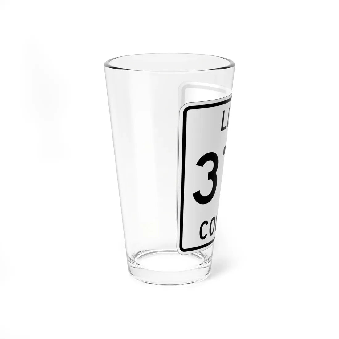 Michigan 372 Luce County (Michigan) (Road Sign) Pint Glass 16oz - Go Mug Yourself