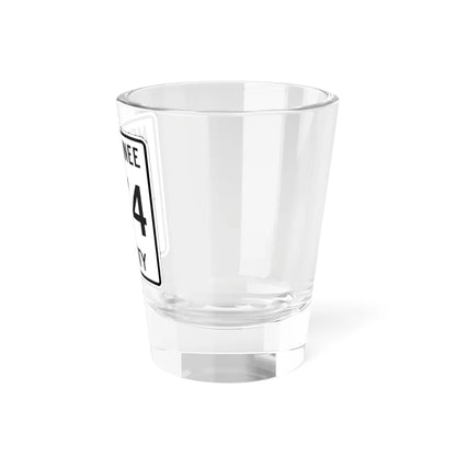Michigan 374 Menominee County (Michigan) (Road Sign) Shot Glass 1.5oz - Go Mug Yourself