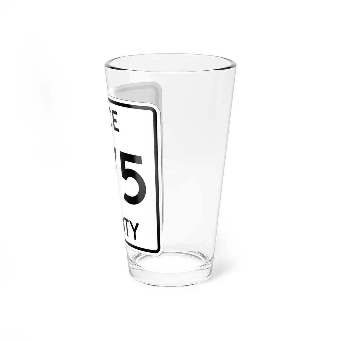 Michigan 375 Luce County (Michigan) (Road Sign) Pint Glss 16oz - Go Mug Yourself