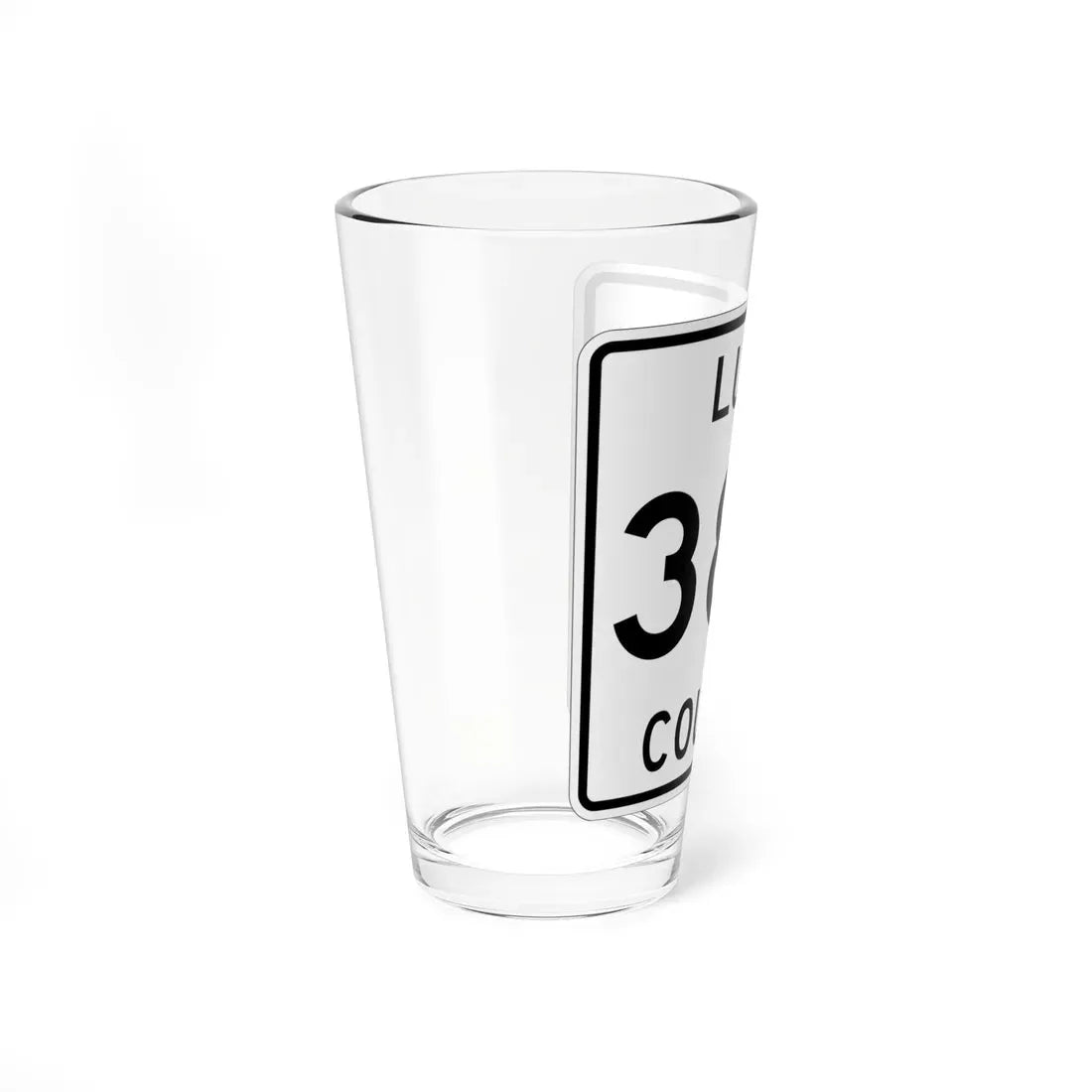 Michigan 380 Luce County (Michigan) (Road Sign) Pint Glass 16oz - Go Mug Yourself