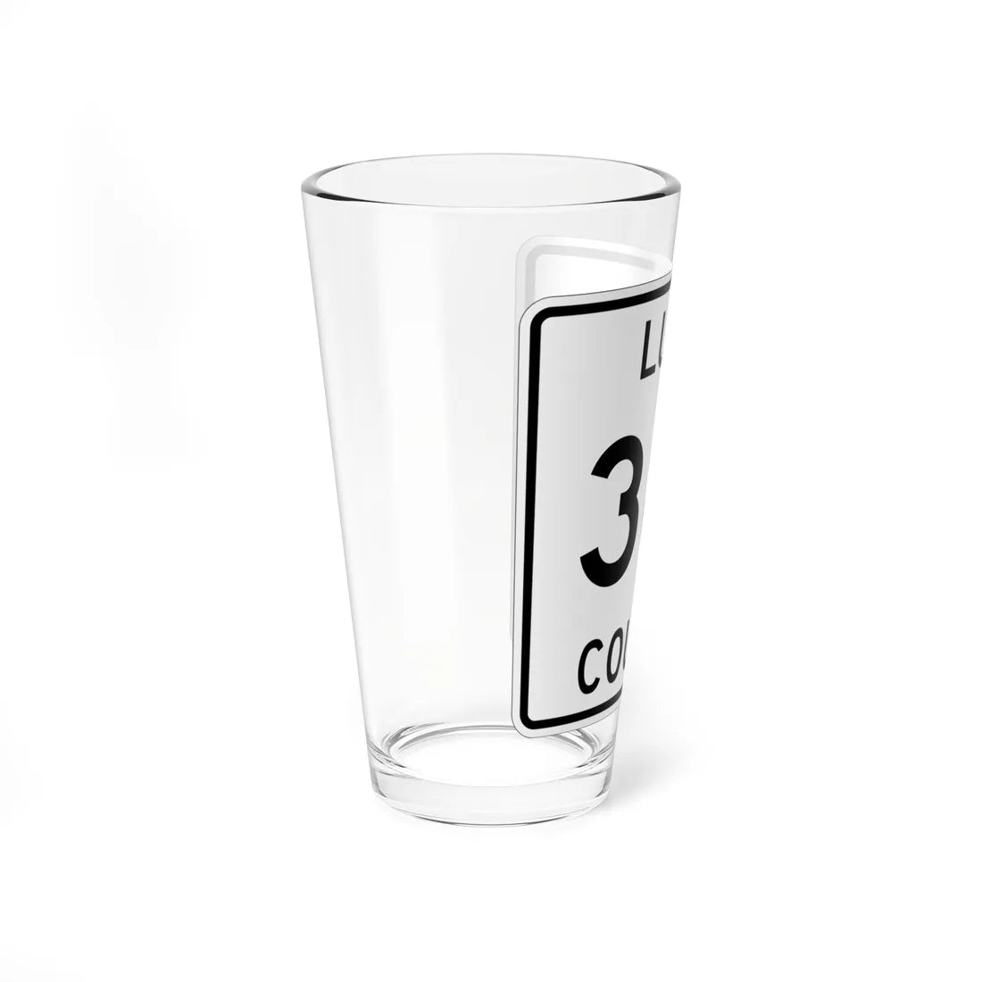 Michigan 381 Luce County (Michigan) (Road Sign) Pint Glss 16oz - Go Mug Yourself