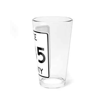 Michigan 385 Luce County (Michigan) (Road Sign) Pint Glss 16oz - Go Mug Yourself