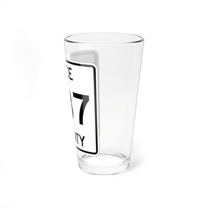 Michigan 387 Luce County (Michigan) (Road Sign) Pint Glss 16oz - Go Mug Yourself