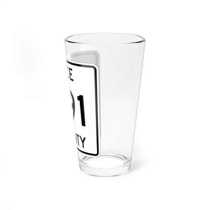 Michigan 391 Luce County (Michigan) (Road Sign) Pint Glss 16oz - Go Mug Yourself