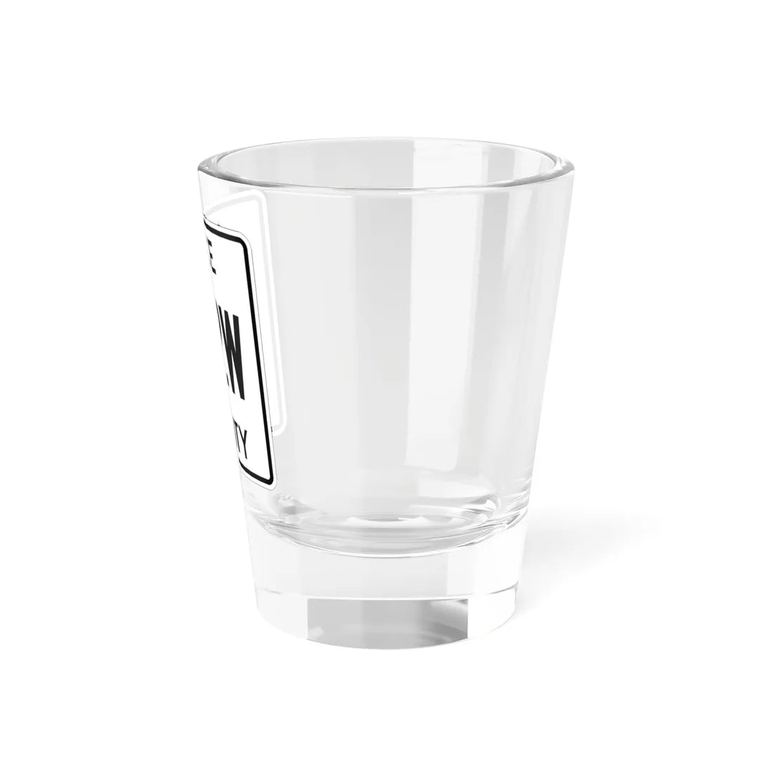 Michigan 392W Luce County (Michigan) (Road Sign) Shot Glass 1.5oz - Go Mug Yourself