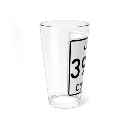 Michigan 399N Luce County (Michigan) (Road Sign) Pint Glass 16oz - Go Mug Yourself