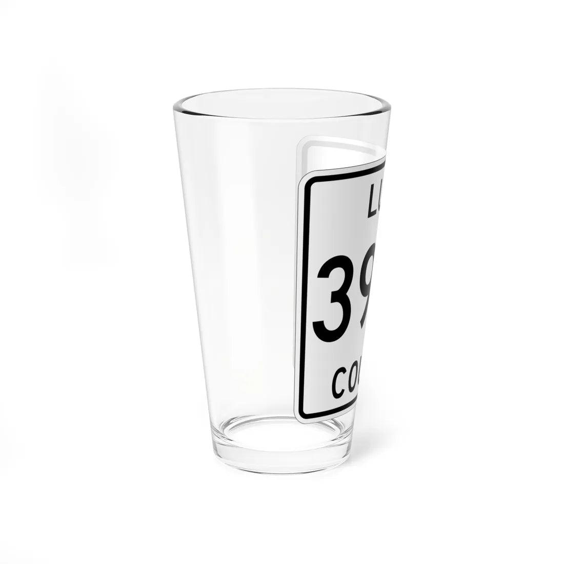 Michigan 399S Luce County (Michigan) (Road Sign) Pint Glss 16oz - Go Mug Yourself