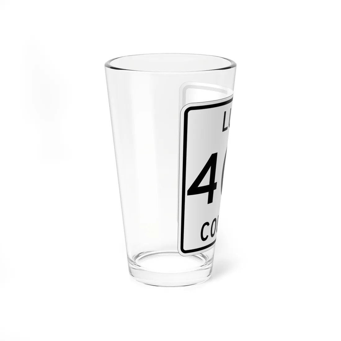 Michigan 400 Luce County (Michigan) (Road Sign) Pint Glss 16oz - Go Mug Yourself