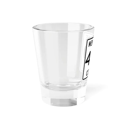 Michigan 400 Menominee County (Michigan) (Road Sign) Shot Glass 1.5oz - Go Mug Yourself