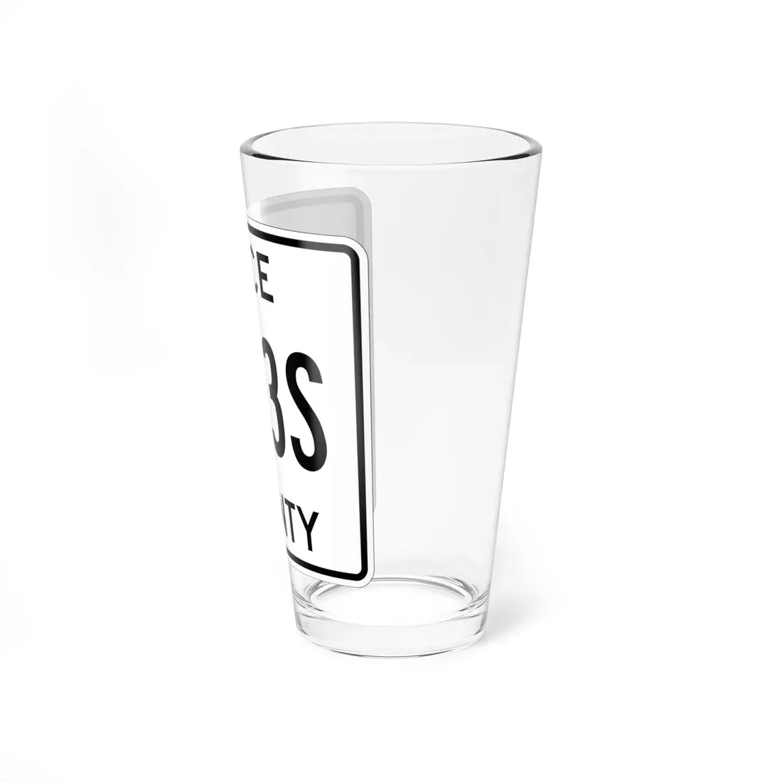 Michigan 403S Luce County (Michigan) (Road Sign) Pint Glass 16oz - Go Mug Yourself