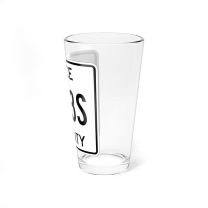 Michigan 403S Luce County (Michigan) (Road Sign) Pint Glss 16oz - Go Mug Yourself