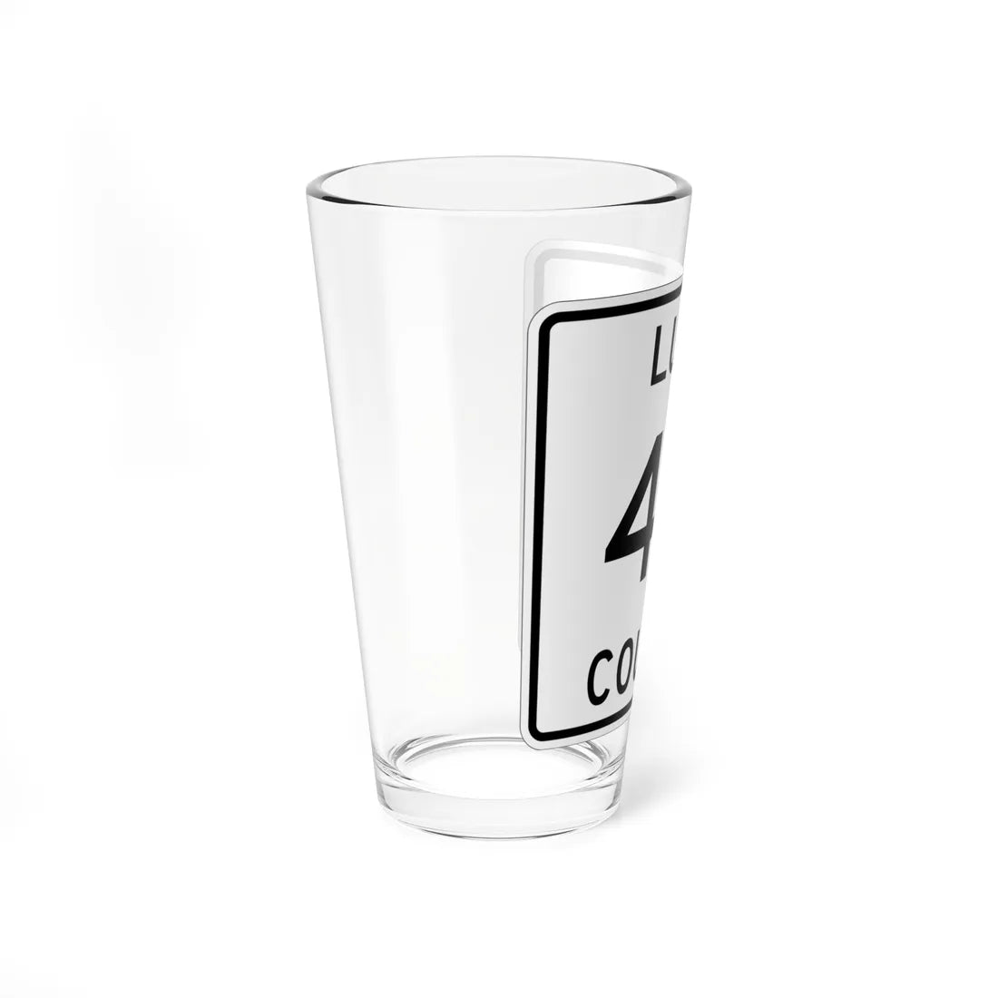 Michigan 411 Luce County (Michigan) (Road Sign) Pint Glss 16oz - Go Mug Yourself