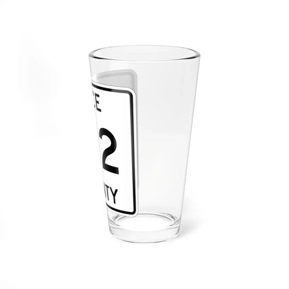 Michigan 412 Luce County (Michigan) (Road Sign) Pint Glass 16oz - Go Mug Yourself