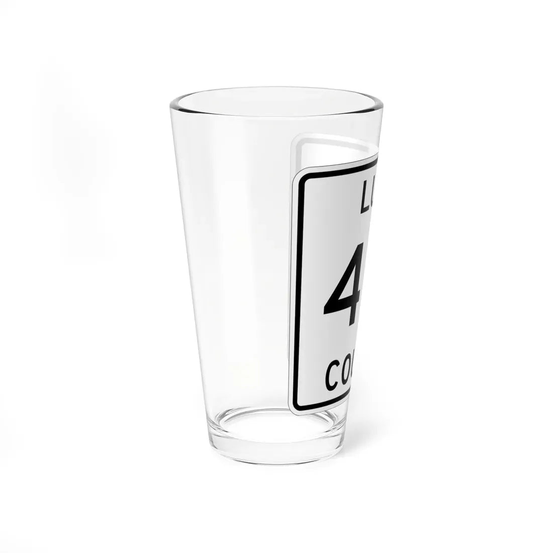 Michigan 417 Luce County (Michigan) (Road Sign) Pint Glass 16oz - Go Mug Yourself