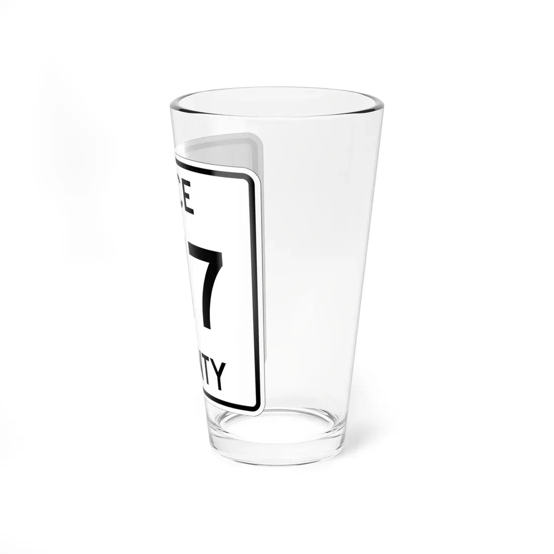 Michigan 417 Luce County (Michigan) (Road Sign) Pint Glass 16oz - Go Mug Yourself